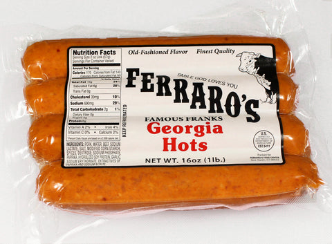Ferraro's 1lb Georgia Hots  $4.49