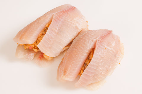 Seafood Stuffed Tilapia Fillet $6.99lb
