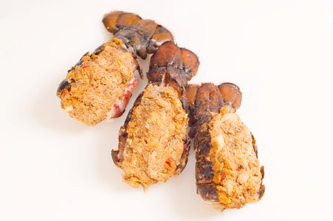 Seafood Stuffed 4oz Lobster Tails $8.99ea