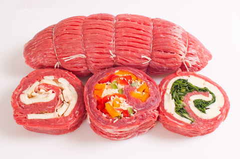 Beef Pinwheel Roasts  $9.99lb