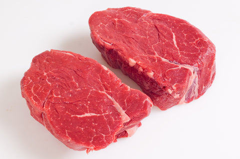 **U.S.D.A. Prime Grade Beef Filet Mignon Steaks  $18.99lb