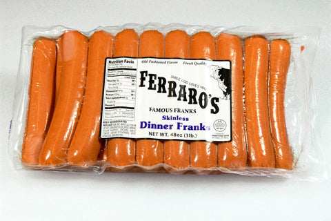 Ferraro's 3lb Dinner Franks  $12.99