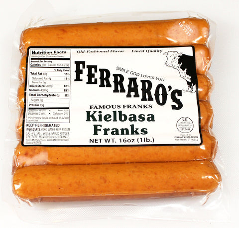 Ferraro's 1lb Kielbasa Franks  $4.99