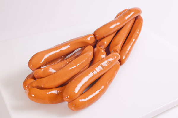 Ferraro's 3lb Beef Natural Casing Franks $18.99 – The Meat King