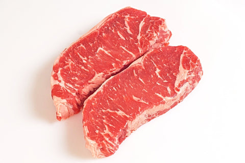 **Boneless Beef New York Strip Steaks - Family Pack $9.99lb