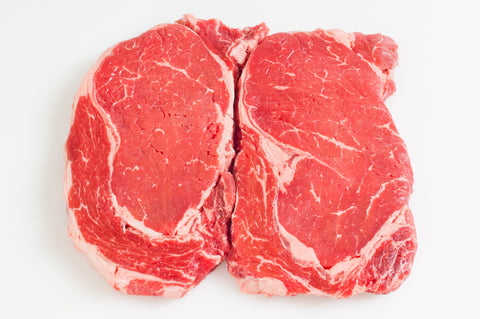 **U.S.D.A. Prime Grade Boneless Beef Rib Eye Steaks  $14.99lb